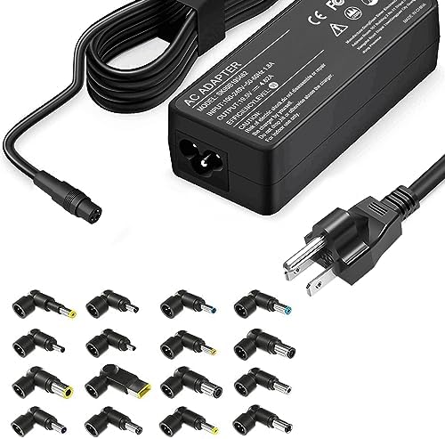 Universal 90 W Laptop Charger AC Adapter with 16 Connectors for Fast Charging – Compatible with HP, Dell, Lenovo, Acer, Asus, Toshiba, and More – Versatile Power Solution for All Notebook Brands – CE/FCC/ROHS Certified for Safety and Efficiency – Perfect for Home, Office, and Travel Use – Global Input Voltage 100-240 V, Ideal for Ultrabooks and Chromebooks – Enhanced Protection Features Including Short Circuit, Overcurrent, and Overvoltage Safety – 30-Day Hassle-Free Return Policy and 12-Month Warranty for Peace of Mind – Streamline Your Charging Experience with One Adapter for Multiple Devices – Space-Saving Design for a Clutter-Free Workspace