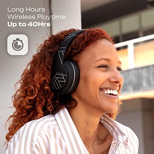Discover the Ultimate Wireless Over-Ear Bluetooth Headphones with 50-Hour Playtime – Immerse Yourself in Hi-Fi Sound and Rich Deep Bass, Perfect for On-the-Go Music Lovers, Lightweight and Foldable for Easy Travel, Seamless Compatibility with Smartphones and PCs