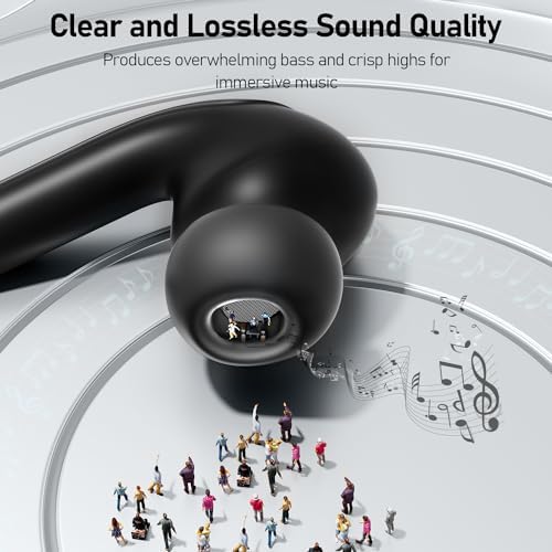 Premium Wireless Earbuds with Bluetooth 5.3 – Deep Bass Stereo Sound & IP67 Waterproof for Ultimate Durability – True Wireless Design with LED Power Display Charging Case – Perfect for Sports, Workouts, and Leisure Listening – Enhanced Compatibility & Clear Calls with Built-in Microphone – Elevate Your Audio Experience with CALCINI