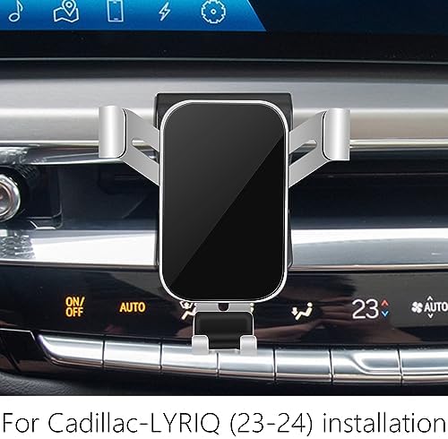 Cadillac Lyriq 2023-2025 Premium Phone Holder: Advanced Air Vent Mount for Optimal Smartphone Accessibility, 360-Degree Swivel, Integrated Charging, Universal Fit – Transform Your Driving Experience with Effortless Navigation and Hands-Free Functionality