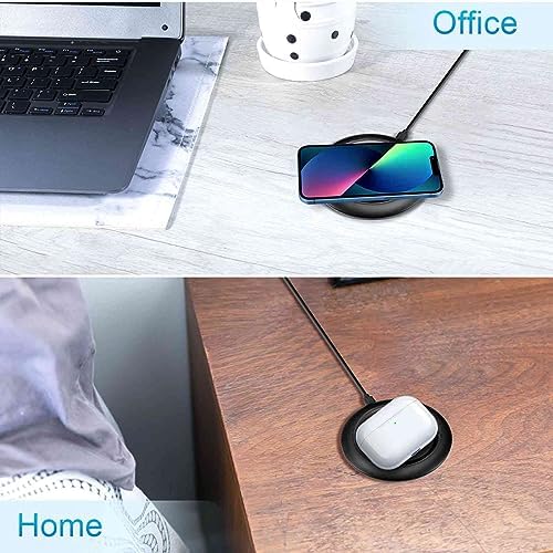 15 W Fast Wireless Charger Pad for Moto 360 (2 nd Gen) – Sleek, Efficient, and Safe Charging Solution for Tech-Savvy Users