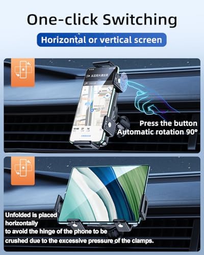 Revolutionary Wireless Car Charger for Samsung Galaxy Z Fold Series & Pixel 9 Pro – Fast Charging Dual Coils with 360° Rotatable Air Vent Mount for Ultimate Convenience and Enhanced Compatibility – Elevate Your Driving Experience with Effortless Hands-Free Power