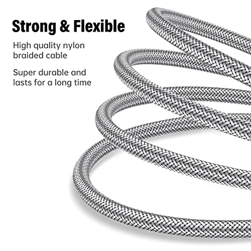 Dayaoncy 10 FT Pink USB C Charger Cable – Dual Pack of Fast Charging Cables with 100 W Power Delivery for i Phone 15/16 Pro Max, Android Devices, Tablets, and Laptops – Superior Durability and Stylish Design for Ultimate Convenience