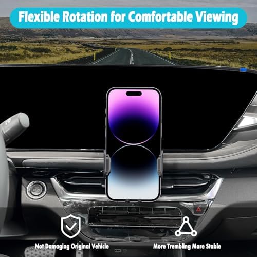Buick Envista 2024-2025 Premium Car Phone Holder – Versatile 360-Degree Rotation Mount for 4-7 Inch Smartphones with Thick Cases – Effortless Installation for Safer, Hands-Free Driving Experience