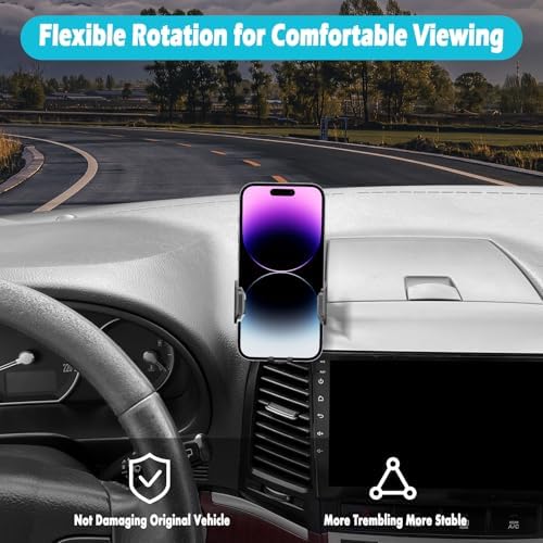Hyundai Santa Fe 2007-2012 Car Phone Holder – Ultimate 360-Degree Rotation Mount for 4.7-7 Inch Smartphones, Thick Case Compatible, Effortless Installation for Safe Driving Convenience – Essential Accessory for Hands-Free Navigation and Communication