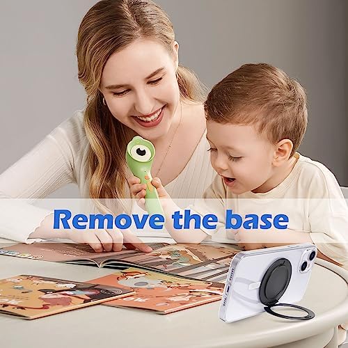 Revolutionary Magnetic Ring Holder & Kickstand for i Phone 12, 13, 14, & 15 – Mag Safe-Compatible Removable Grip for Ultimate Versatility and Secure Viewing Experience