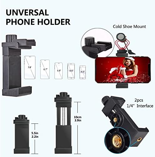 Peastrex 360-Degree Adjustable Phone Wall Mount Holder with Long Arm and Drill Base – Universal Smartphone Stand for i Phone 14, Samsung Galaxy, GPS, and Cameras – Versatile Hands-Free Solution for Home, Truck, and Car Use