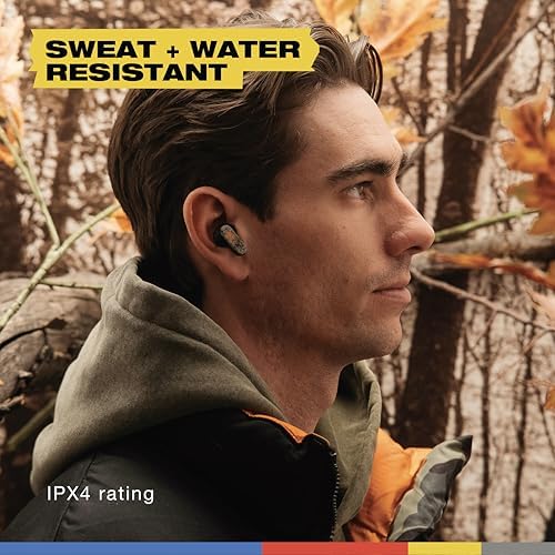 Skullcandy Dime Evo Wireless Earbuds – Premium Bluetooth Headphones with 36-Hour Battery, Noise Isolation for Superior Sound Quality, Hands-Free Microphone & Compact Clip Case – Ideal for i Phone & Android Users – Bone Color