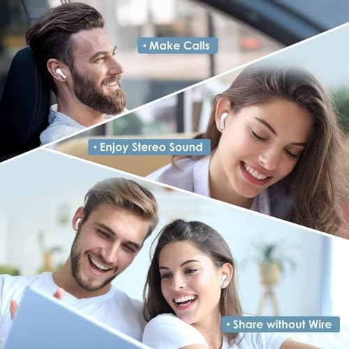 Premium Bluetooth Earbuds with Superior Noise Cancellation and Deep Hi-Fi Bass – Enjoy 32 Hours of Playtime, IPX7 Waterproof Design for Active Lifestyles – Effortless Pairing with i Phone & Android – Ideal for Audiophiles and Professionals Seeking Exceptional Audio Quality and Ergonomic Comfort