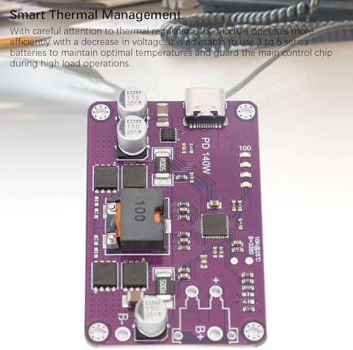 Next-Gen 140 W PD3.1 Power Bank Module – Premium Type C Charging Board with 5 V 3 A & 20 V 5 A Output, Integrated QC2.0/QC3.0 Support for Unmatched Device Compatibility, Efficient Mobile Power Circuit for Rapid Charging Solutions