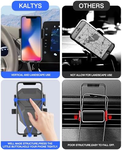 Optimize Your Driving Safety with the Karltys F150 Air Vent Phone Holder – Ideal for 2015-2020 Ford F-150 | Hands-Free Mount Compatible with 4-7 Inch Smartphones | Effortless Installation & Robust Stability for Reliable Navigation on the Go