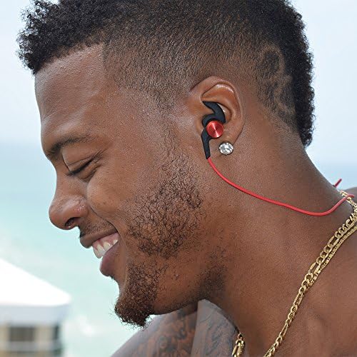 Elevate Your Workout with 1 MORE i BFree Wireless Sport Earphones – Premium Bluetooth CSR In-Ear Headphones with IPX4 Waterproof Protection, Secure Fit Design, and In-Line Remote for Uninterrupted Gym Sessions – Perfect for Running and Fitness Enthusiasts – Dynamic Sound and Comfort in Striking Red