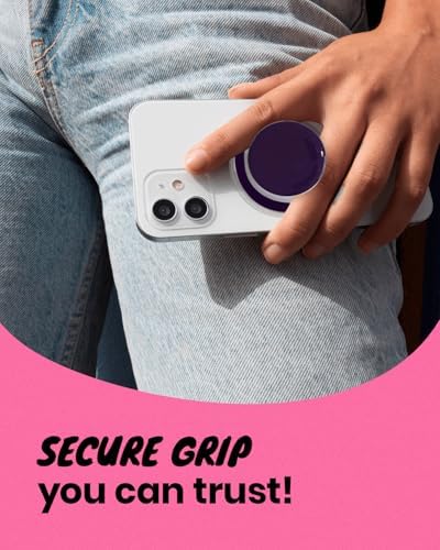 Transform Your Mobile Interaction with the On The Grip Macaron Color Collapsible Phone Grip & Stand – Chic White Round Holder for Optimal Device Control, Universal Compatibility, and Effortless Hands-Free Viewing – Ideal Smartphone Accessory for Secure Handling and Travel-Friendly Design