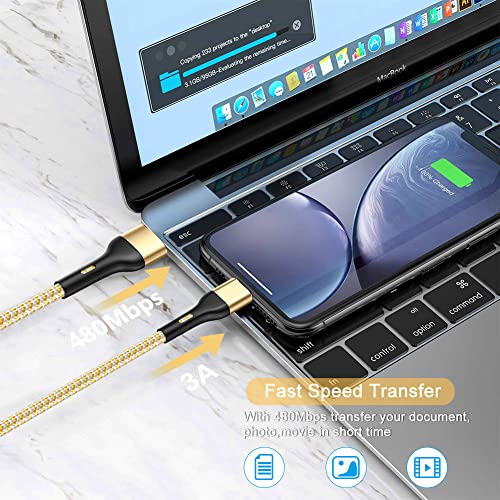 Ultimate i Phone Charger Cord Set – 4 Pack (1.5/3/6/6 FT) | MFi Certified Lightning Cables for Fast Charging | Compatible with i Phone 13, 12 Pro Max, Mini, 11 Pro, XS, XR, X, 8, 7 Plus, 6 s, 6 SE (2020), i Pad, i Pod | Durable Nylon Braided Design for Tangle-Free Convenience | Elevate Your Charging Experience with Enhanced Compatibility and Speed