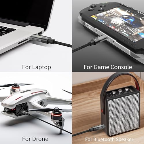 YACSEJAO 4 FT USB C Cable with LED Display – 100 W Fast Charging and High-Speed Data Transfer, Durable Nylon Braided Design for Universal Device Compatibility and Optimal Performance