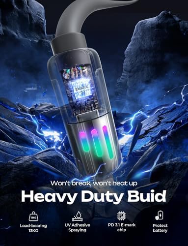 LISEN 240 W 4-in-1 USB C to Lightning Charging Cable – 10 FT Heavy-Duty Multi-Device Charger with LED Indicator for i Phone 16/15/14 Pro, Mac Book, i Pad, Samsung S25 & Nintendo Switch – Ultimate Flexibility and Fast Power Delivery