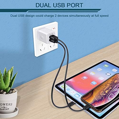 Ultimate AILKIN USB Multi-Port Charging Block – Rapid Charge Station for Home & Travel, Compact Wall Charger Cube with 4 USB Ports, Universal Compatibility for i Pad, i Phone, i Pod, Samsung, and More – Safe, Efficient Power Solution for Multiple Devices
