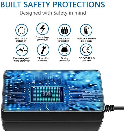 Reliable 24 V 2 A AC to DC Power Supply Adapter – Universal 100-240 V Input for LED Light Strips, 3 D Printers, and CCTV Systems – Enhanced Safety Features and Compact Design for Optimal Device Performance