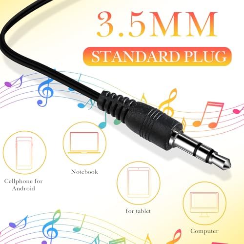 Kanayu 100 Pack Classroom-Ready Wired Earbuds – High-Quality 3.5 mm Jack Earphones for Enhanced Student Learning, Individually Packaged for Quick Distribution, Lightweight Comfort for Focused Educational Experiences