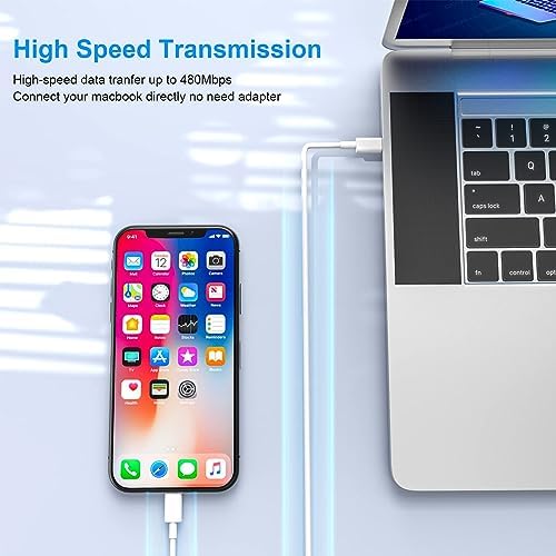 Swift Charge 20 W USB-C Charger for i Phone 15 & i Pad – 6 FT Cable Included – Rapid Power Solution for i Phone 16 Pro Max, i Pad Pro, Mini & Air – Lightweight, Durable, and Versatile Charging Block for All Your Devices – Say Goodbye to Long Wait Times with Enhanced Compatibility and Safety Features