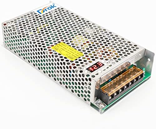 DROK 24 V Adjustable Power Supply – High-Efficiency AC to DC Converter for Reliable Power Delivery, 20 A 480 W Regulated Adapter Perfect for Computer Labs and Versatile Electronic Applications, Adjustable 5 V to 24 V Voltage Transformer for Enhanced Performance and Compatibility