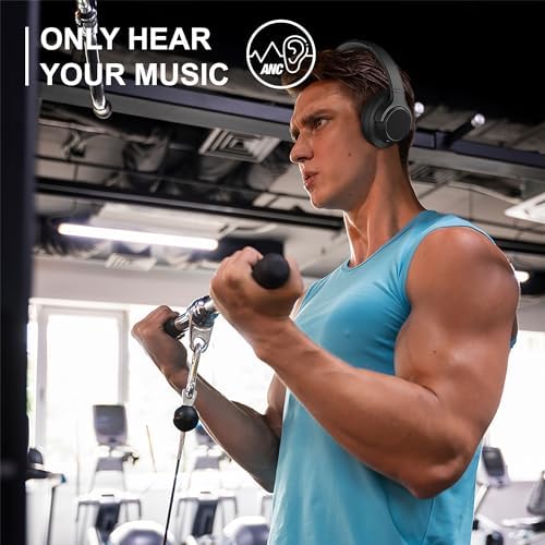 Unleash Premium Sound with Soul Emotion Max Over-Ear Active Noise Cancelling Headphones – Stylish Blue Finish, 60-Hour Playtime, Crystal Clear Call Quality, Hi-Res Audio Performance, and Effortless Multipoint Connectivity for Travel, Fitness, and Everyday Enjoyment