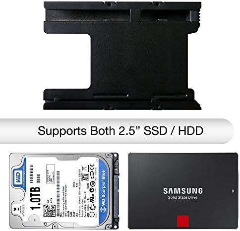 Upgrade Your Storage Efficiency with the ICY DOCK EZ-Fit PRO MB082 SP | Tool-Less 2 Bay Metal SSD Mounting Bracket for 2.5-Inch SSDs in 3.5-Inch Drive Bays | Fast Installation & Durable Design for Enhanced Compatibility and Cooling Performance
