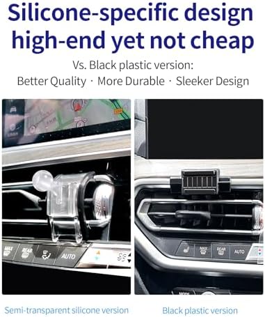 Ultimate 360° Rotating Car Phone Holder for 2022-2024 BMW X3 & 2022-2025 BMW X4 – Premium Mobile Device Mount for Effortless Hands-Free Navigation and Stylish Interior Enhancement, Quick No-Tool Installation, Compatible with All Smartphones