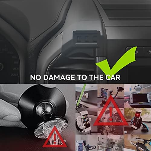 Ford F-150 2015-2020 Magnetic Phone Holder – BEERTE 360° Adjustable Car Mount for 4-7″ Smartphones – Secure Navigation Accessory for Enhanced Driving Safety and Convenience
