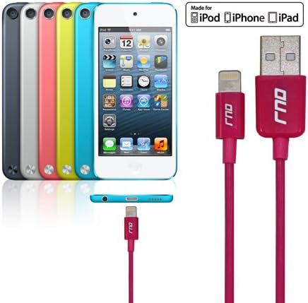 RND MFi Certified 1.5 FT Lightning to USB Cable for i Phone, i Pad & i Pod – Optimal Fast Charging & Data Sync Accessory for i Phone X Series, 8, 7, 6 Models – Durable & Portable Black Design for Everyday Use