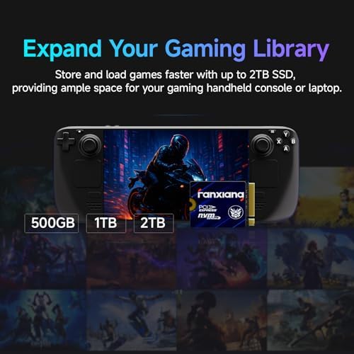 Transform Your Device with the 500 GB M.2 2230 NVMe SSD – Unleash Lightning-Fast Speeds of Up to 4850 MB/s for Gaming and Productivity – Perfectly Compatible with Steam Deck, ROG Ally, Microsoft Surface Pro, and Mini PCs – Experience Enhanced Performance and Reliability with PCIe Gen 4 x4 Technology – Elevate Your Storage Solutions Today!