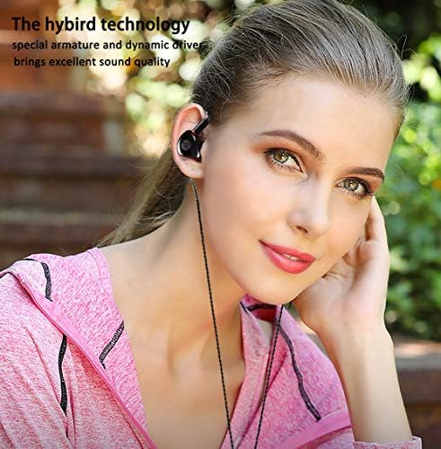 Premium Hi-Fi Dual Driver In-Ear Monitor Earbuds with Detachable Cable – Noise-Canceling Headset for Musicians, Singers & Audiophiles | Elegant Wood Grain Design for Superior Sound Isolation and Versatile Compatibility