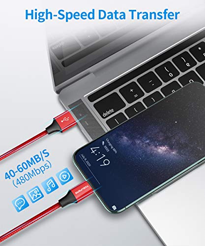 10-Foot Braided USB C Cable Trio – Fast Charging 3 A – Perfect for i Phone 16/15 Pro Max & Samsung Galaxy S Series – Durable Design for Home, Office, and Travel – Ultimate Compatibility & Efficiency in Charging and Data Transfer