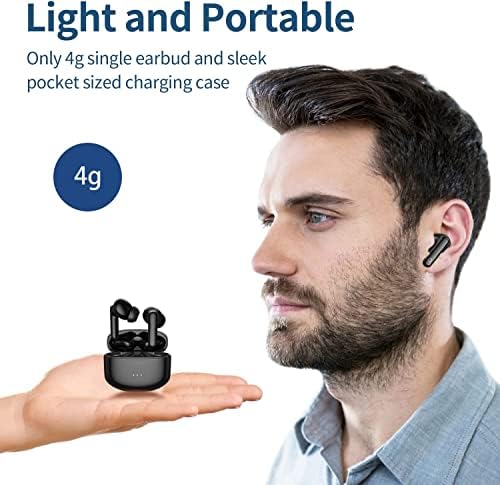 A40 Pro Wireless Earbuds: Premium Bluetooth Earbuds with 50-Hour Playtime, Noise-Cancelling Microphone, and IPX7 Waterproof Rating – Experience Superior Stereo Sound for Active Lifestyles and Seamless Connectivity with i Phone & Android Devices