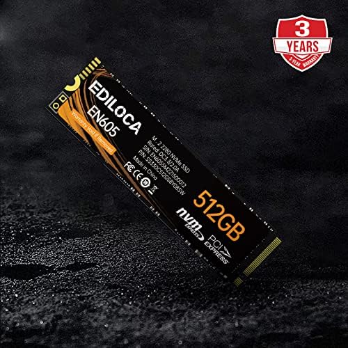 Unleash Blazing Performance with the EN600 PRO 256 GB NVMe SSD – Lightning-Fast 3200 MB/s Speeds for Gamers & Creators, PCIe 3.0 Gen 3 x4 M.2 2280 Internal Drive with Advanced SLC Cache and 3 D NAND TLC, Equipped with Graphene Cooling Sticker for Optimal Durability and Compatibility with PCs, Desktops, and Laptops – Elevate Your Storage Experience Now!