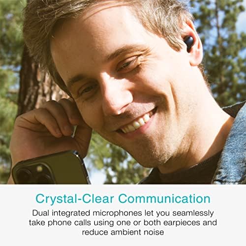 MEE audio Pebbles True Wireless Earbuds – Ultra-Light Bluetooth 5.3 Headphones with Noise-Cancelling Microphone for Sports, Gaming, and Workouts – Sleek Sapphire Design for Unmatched Comfort and Connectivity