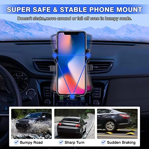 Nissan Rogue & Murano Custom Cell Phone Holder: Adjustable Dashboard & Vent Mount for 2014-2023 Models – Hands-Free Convenience & Optimal Viewing Angle for Safe Driving