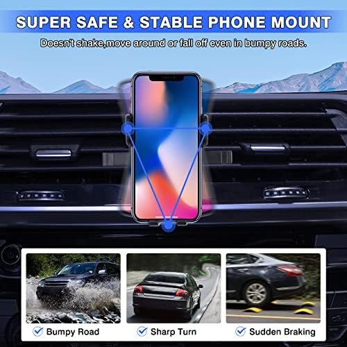 Optimize Your Driving Safety with the Karltys F150 Air Vent Phone Holder – Ideal for 2015-2020 Ford F-150 | Hands-Free Mount Compatible with 4-7 Inch Smartphones | Effortless Installation & Robust Stability for Reliable Navigation on the Go