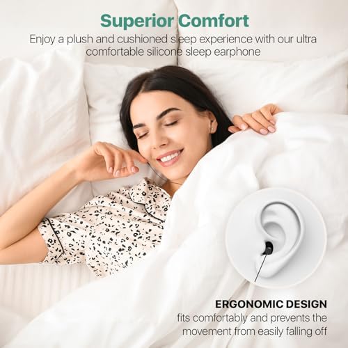 Experience Ultimate Serenity with Hearprotek Sleep Earbuds – USB-C Noise Isolation Earphones for Uninterrupted Comfort, Ideal for Relaxation, Air Travel, and Snoring Relief – Premium Silicone Tips for Perfect Fit and Enhanced Sound Quality