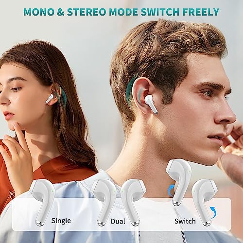 Revolutionary True Wireless Earbuds with Advanced Bluetooth 5.3 Technology – Unmatched Noise-Canceling Earphones Compatible with i Phone 16 Pro Max & Samsung Galaxy S25 – Lightweight Ergonomic Design, Superior HD Microphone, and Extended Battery Life for Ultimate Audio Freedom