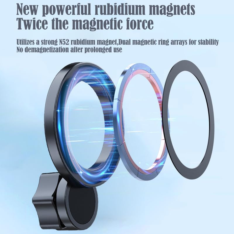 Revolutionary Tesla Model 3 & Model Y Magnetic Phone Mount – Seamless Mag Safe Compatibility for i Phone 16 Pro Max, 15, 14, 13, 12 Mini & All Steel-Rimmed Smartphones – Ultimate Driving Convenience & Safety Enhancement