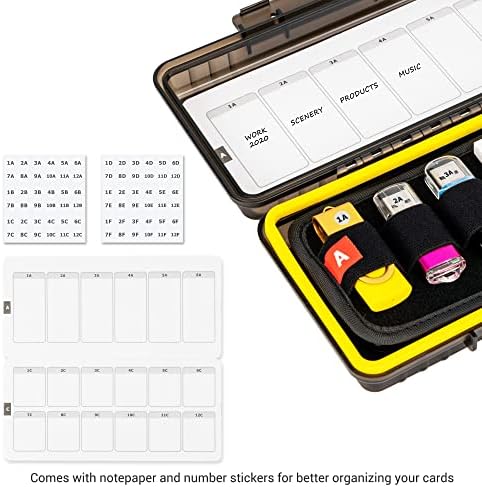Ultimate USB Flash Drive Organizer – Stackable Case for 16 USB A/C & 30 SD/SDHC/SDXC/CFexpress Cards – Durable, High-Performance Memory Card Holder for Professionals and Enthusiasts – Keep Your Digital Life Clutter-Free and Efficient