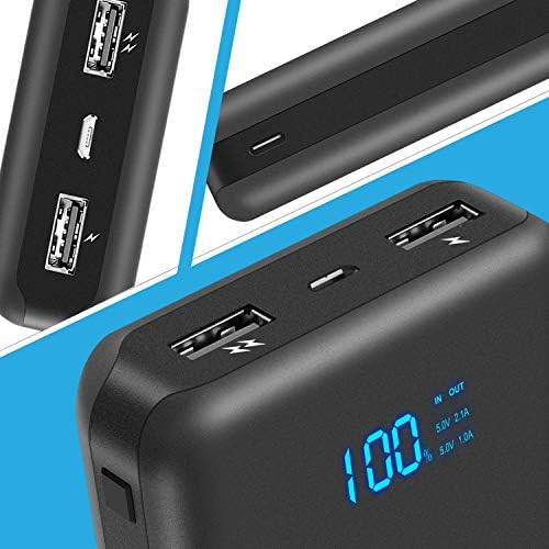 High-Capacity Ayeway 26800 m Ah Portable Power Bank with Dual USB Output and Digital Display – Fast Charging for i Phone, Samsung, and More – Ultimate Travel Companion for On-the-Go Charging