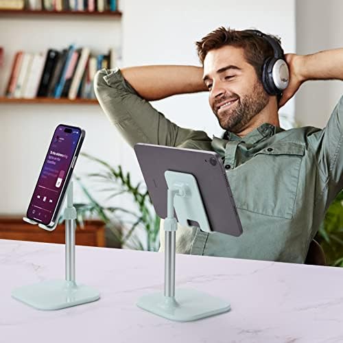 Doboli Cell Phone Stand, Phone Stand for Desk, Phone Holder Stand Compatible with iPhone and All Mobile Phones Tablet, Gifts for Adults Women Men Mom Wife, Pink – Enhanced Compatibility and Speed