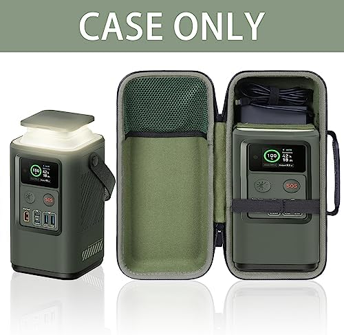 Ultimate Protection for On-the-Go Charging: co2 CREA Hard Travel Case for Anker Power Core Reserve 192 Wh Power Bank – Lightweight, Shockproof, and Stylish Black Design with Custom Compartments for Accessories and Quick Access Zippers