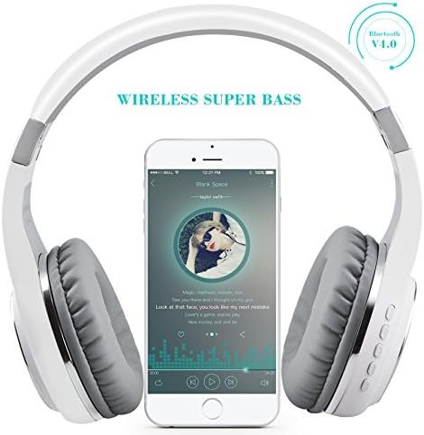 Riwbox XBT-80 Folding Bluetooth Over-Ear Headphones – Premium Wireless Audio with Built-in Microphone and Convenient Volume Control – Travel-Ready Comfort in Stylish Black and Gold for Mobile, PC, and TV Use – Perfect for Music Lovers and Professionals on the Go