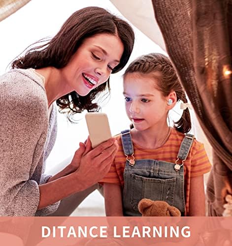 Kids’ Bluetooth 5.1 Wireless Earbuds – Adorable Waterproof Earphones with Dual Mics, 36-Hour Playtime, Hi-Fi Stereo Sound, and Gaming Mode – Perfect for Active Young Listeners and Learning on the Go