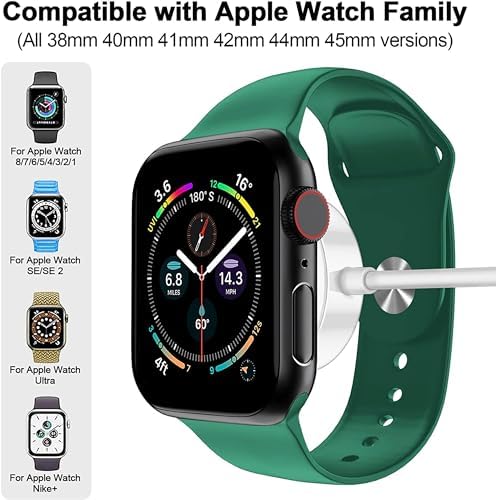 Revolutionary USB-C Magnetic Charging Cable for Apple Watch – High-Speed 6.6 FT Charging Solution Compatible with All Series Models Including Ultra2/Ultra/8/7/6/SE/SE2/5/4/3/2 – Elegant Black Design Ideal for Home and Office Use – Durable Smartwatch Charger for Optimal Performance and Convenience