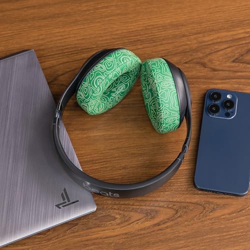 Upgrade Your Audio Experience with WC Wicked Cushions Replacement Ear Pads for Beats Studio 2 & 3 – Retro 90’s White | Luxurious PU Leather & Enhanced Foam for Optimal Sound Isolation | Perfectly Fits B0501 & B0500 Models | Not Compatible with Beats Solo | Enhanced Adhesive for Maximum Durability and Longevity