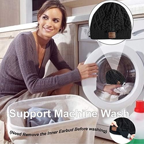 Stay Warm and Tune In: Bluetooth V5.0 Music Beanie for Hands-Free Winter Adventures, Cozy Comfort, and Stylish Outdoor Listening – Perfect Unisex Cap for Active Lifestyles